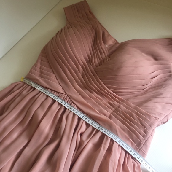 JJ’S HOUSE womens 16 special occasion formal dress dusty pink pockets NEW - Picture 11 of 15